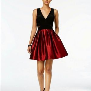 XSCAPE Black/ Ruby Homecoming/ Prom formal dress